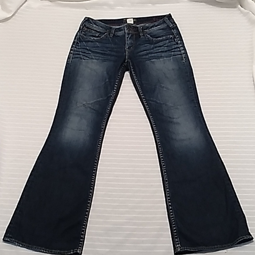 Silver Aiko Women Dark Washed Blue Jeans